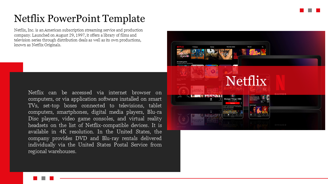 Free - Free Netflix PowerPoint Template and Google Slides
